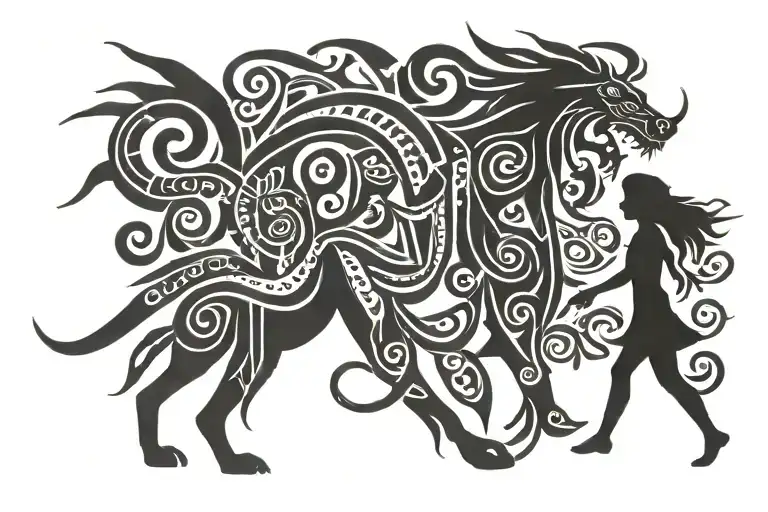 Daughter Shadow Walking