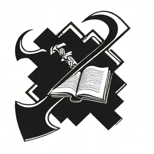 Book And Axe
