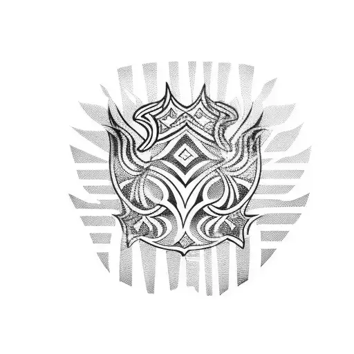 Hawaiin Thigh Sleeve Black