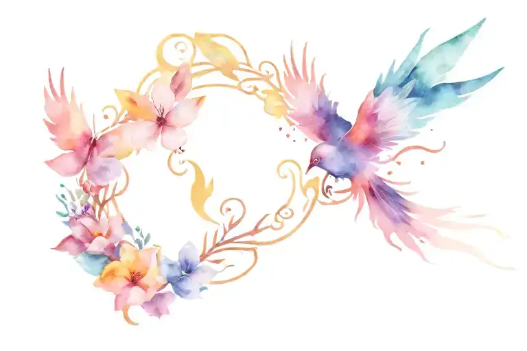 Spiritual Healing With Lots Of Spiritual Icons Incorporated Into The Design