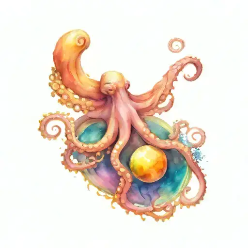 A Space Octopus With Tentacles Reaching For Distant Planets