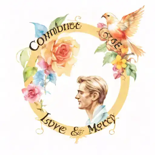 Combine Love And Mercy Movie Album Cover With The Lyrics From The Song Forever By The Beach Boys