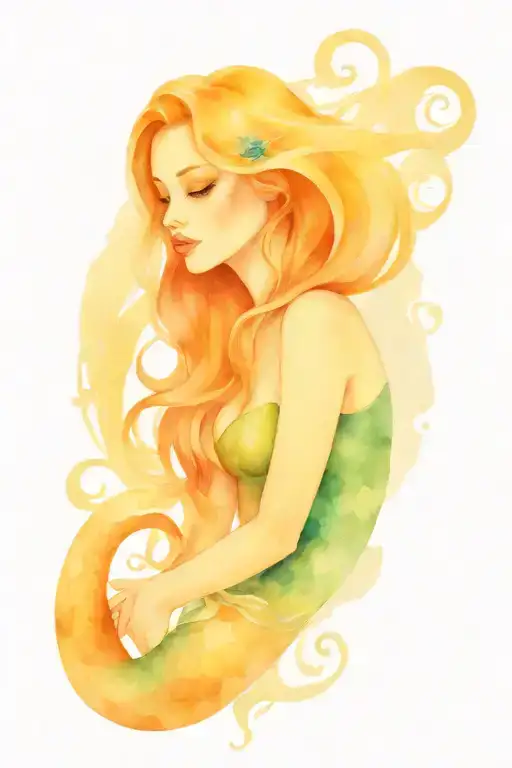 Watercolor Mermaid