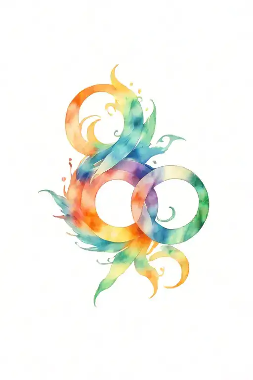 Twin Flames With A 23 Incorporated And The Word Evidence In An Old School Style