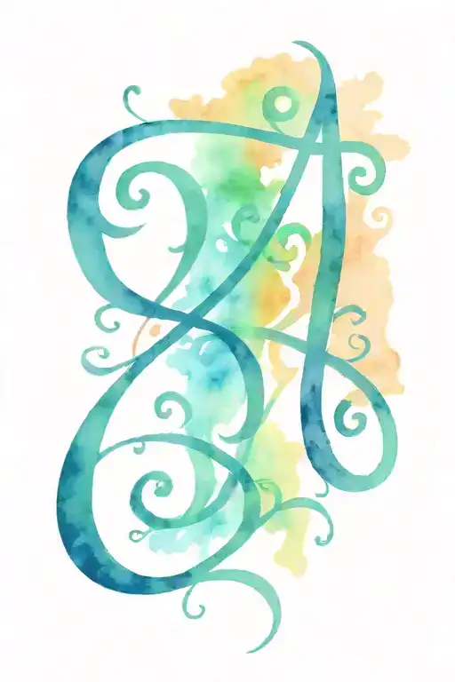 Twin Flames With A 23 Incorporated And The Word Evidence Written In Hebrew In An Old School Style