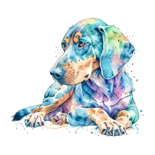 Rainbow Coonhound Puppy