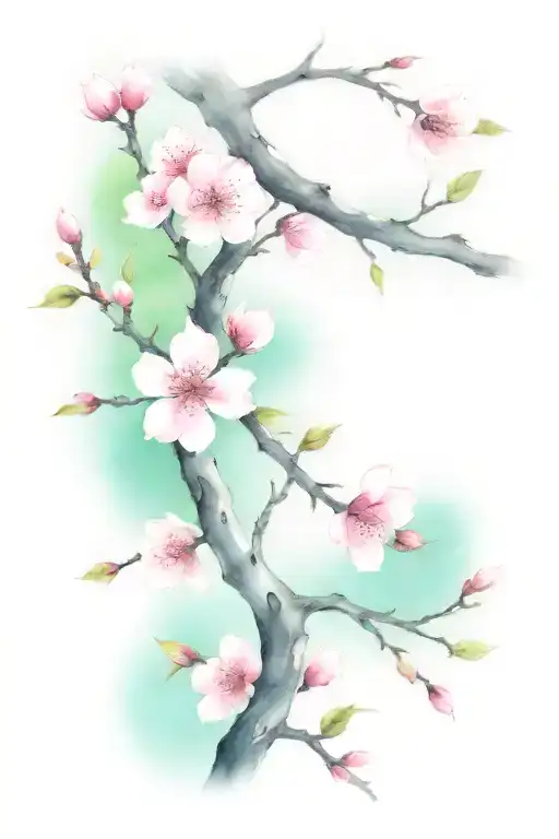 Add More Blooming Branches And Use Space As Filler