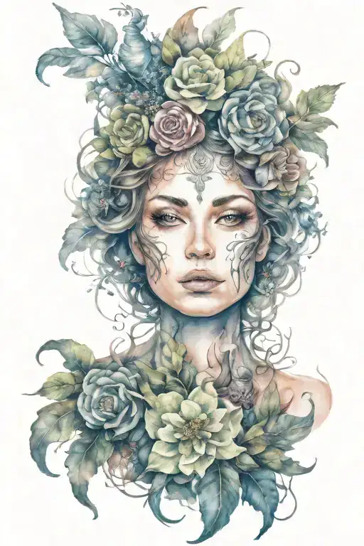 Goddess Of Nature Feminine Inner Demons Crawling Out Adhd