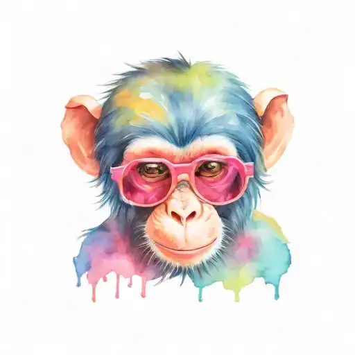 Monkey With Shades