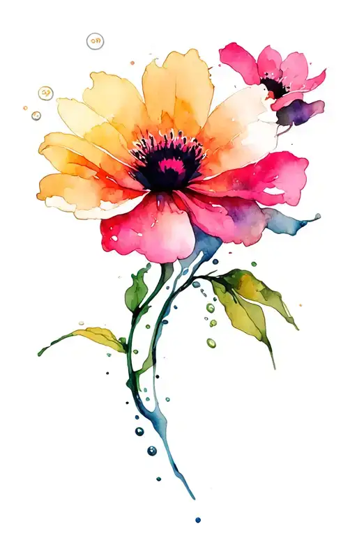 God Flowers Water Flowing