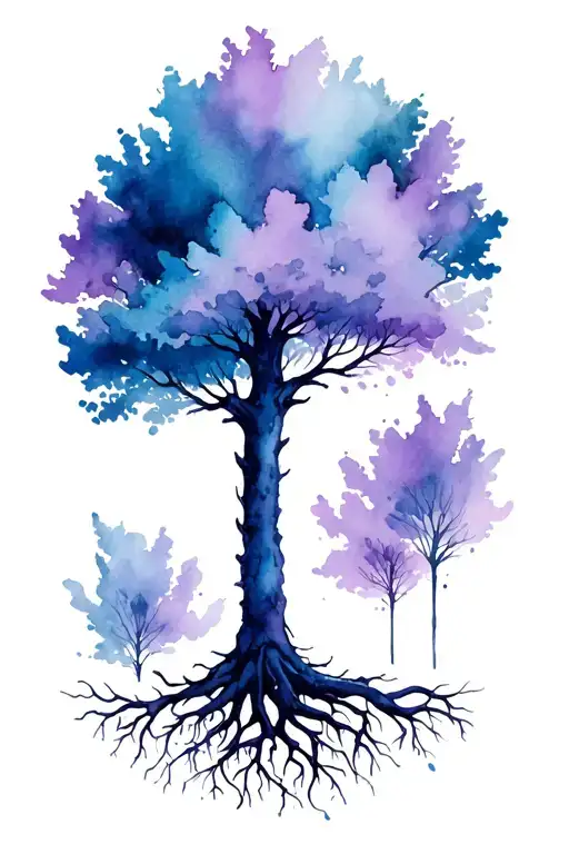 Family Tree Growing Roots