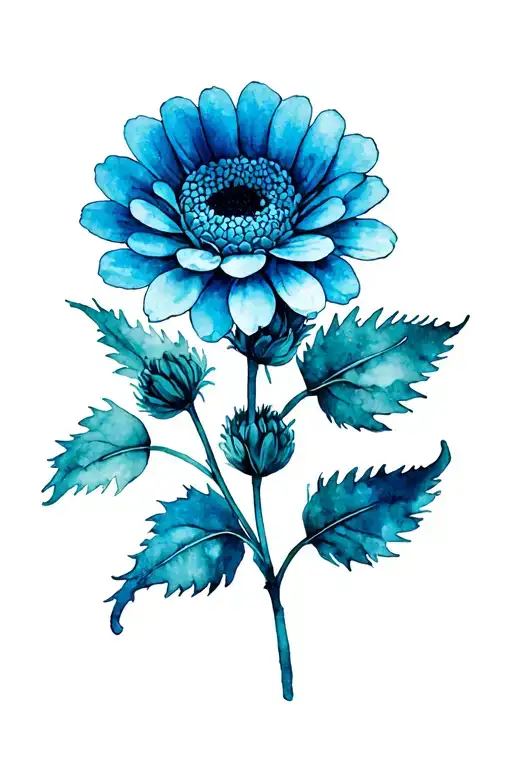 Book And Paintbrush Chrysanthemum