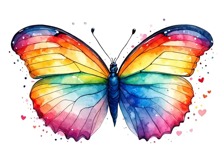 Rainbow Butterfly Skye Jacob Book
