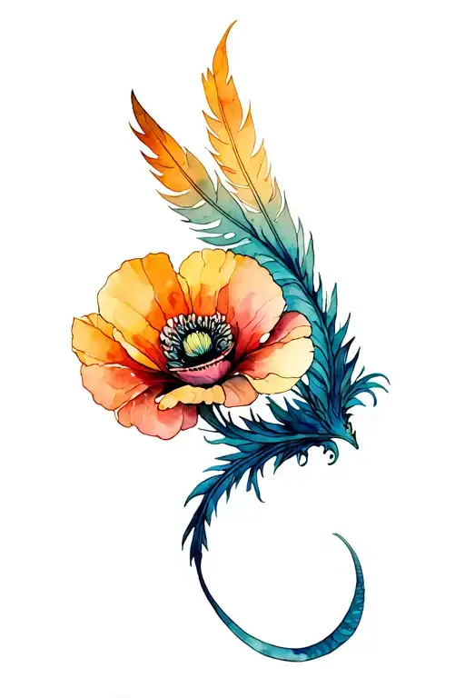 How To Train Your Dragon With A Golden Poppy Tail Feathers