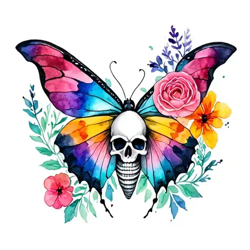 Skull Moth Flowers