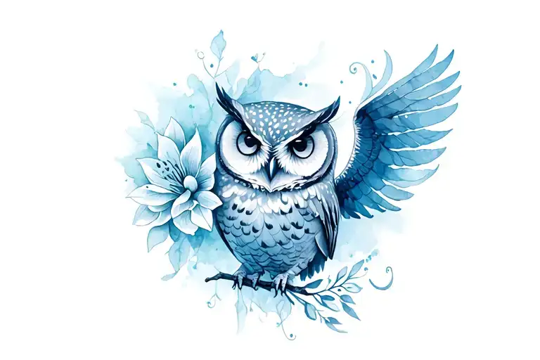 Mystical Owl Surprise Lilly Flower