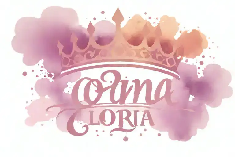 Lorna Name With Crown Of Queen Right Side