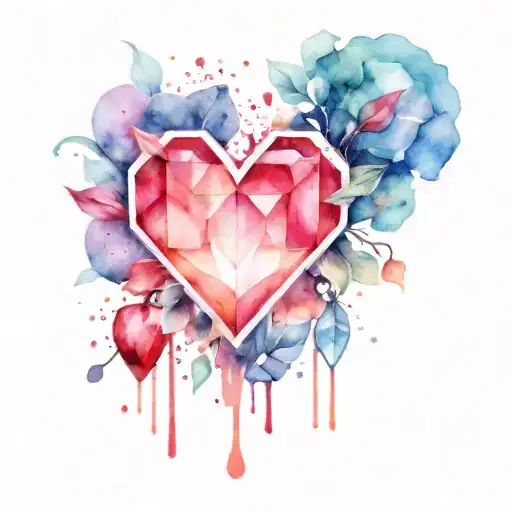 Zelda Ruby Crystal Heart