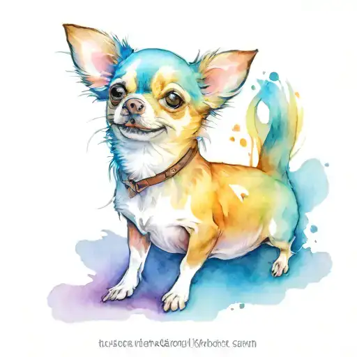 Short Hair Chihuahua Dog With Smile