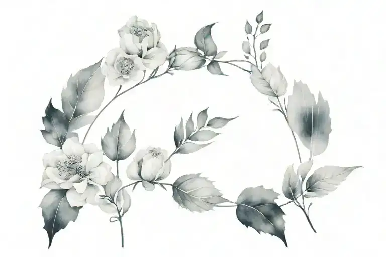 A Timeline On Background Black And White