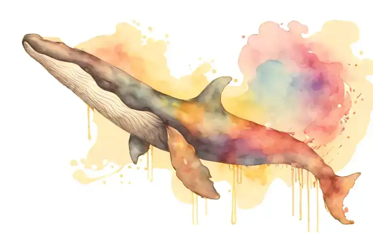 Whale Wawe Splash Water