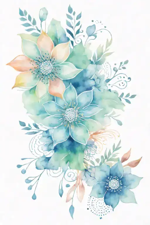 Floral And Mandala Design