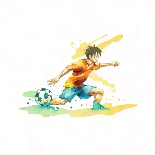 Luffy Football Player