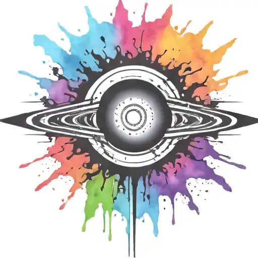 Black Hole Exploding Punk Themed