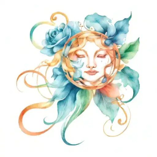 Intertwine Leo Gemini Aquarius Sign