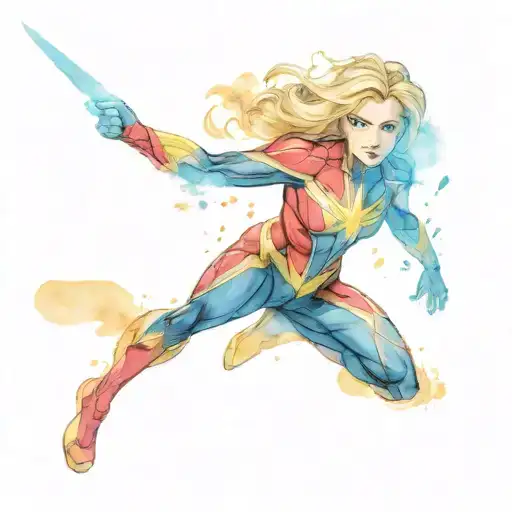 Captain Marvel Lgo