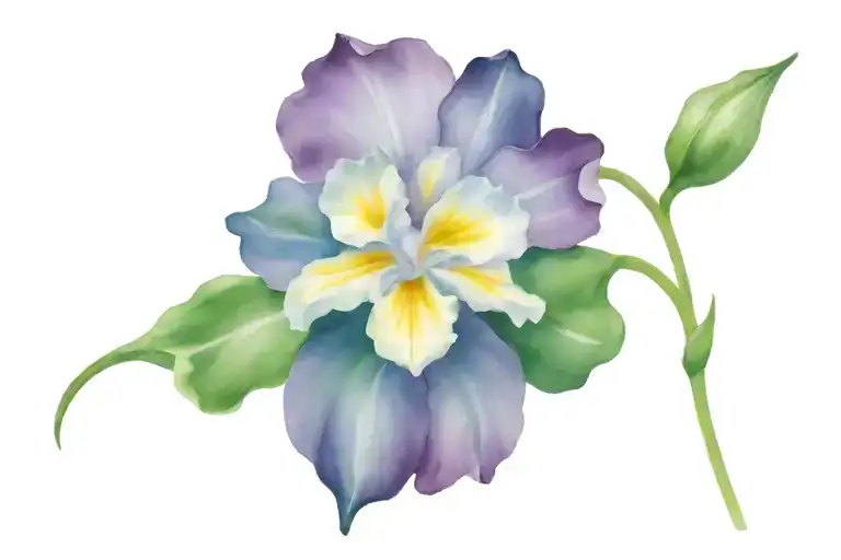 Birth Flower Feb Primrose Violet Iris Flowers