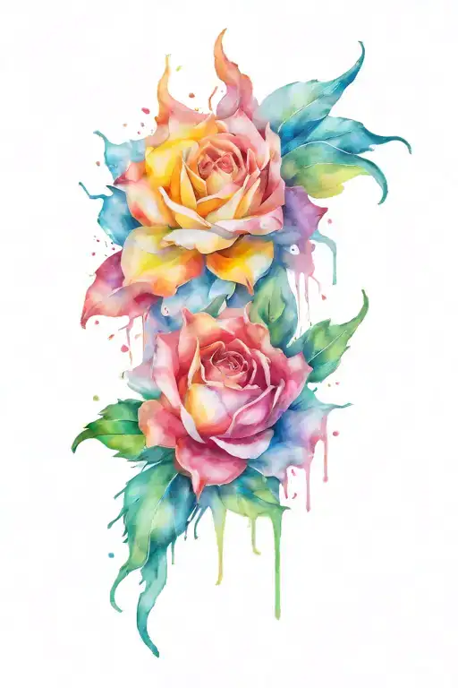 Claw Scrapes With Rainbow Underneath