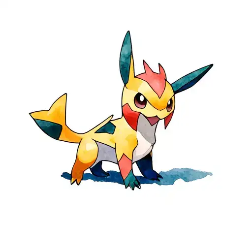 Pokemon 1St Gen 3 Pokemon Starters Tribal