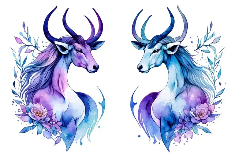 Taurus And Virgo Zodiac Sign Intertwined