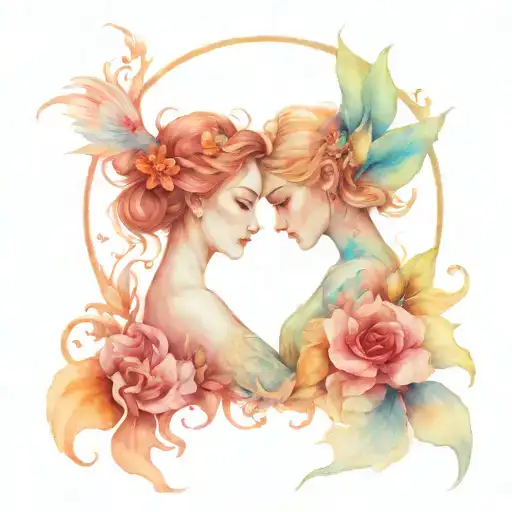 Lilith Moon Merging Together