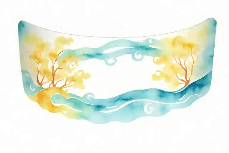 Ocean Waves Arm Band