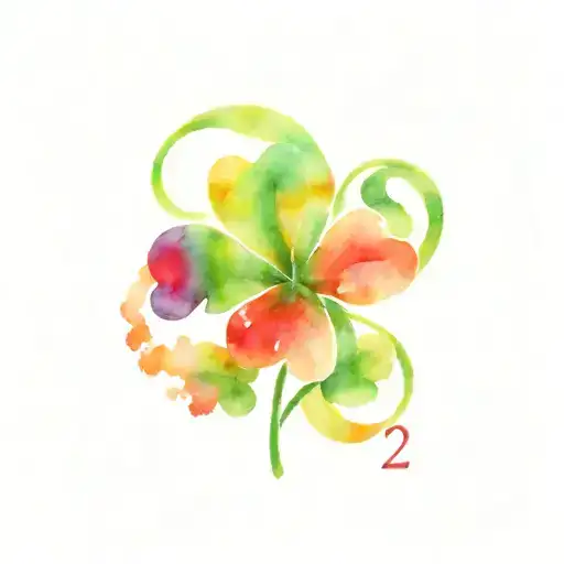 4 Leaf Clover 222 Numbers