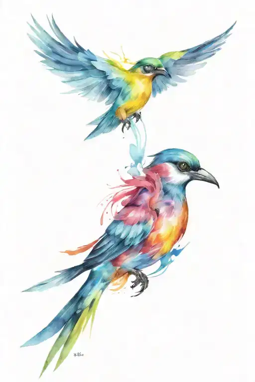 Jamaican Doctor Bird Flying