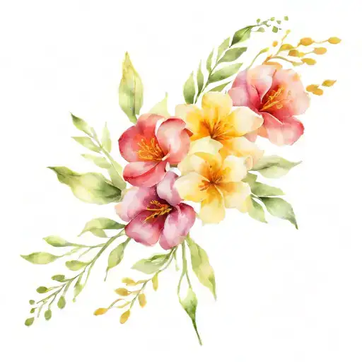 January February September October December Birth Flower Bouquet