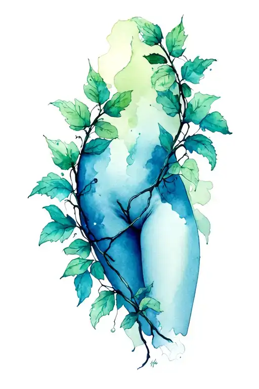 Vines With Going From Thigh To Hip Area With Symbolism For Child Sexual Assault