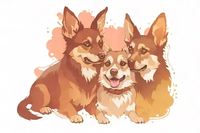 Chihuahua And German Shepard