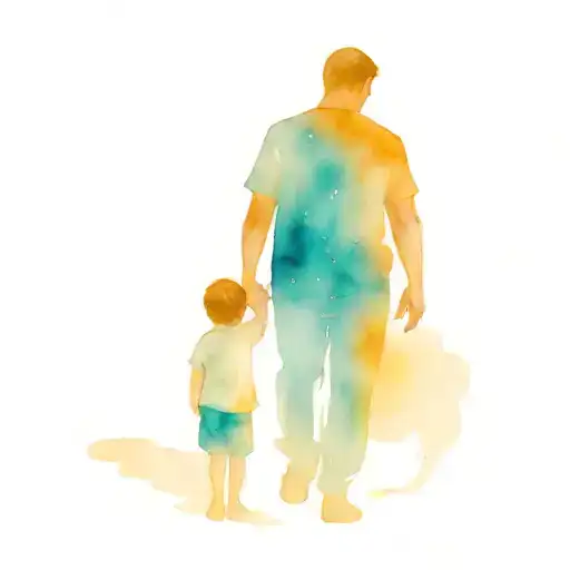 Father And Son In Clothes