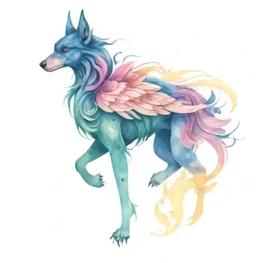 Simurgh Dog Full Figure