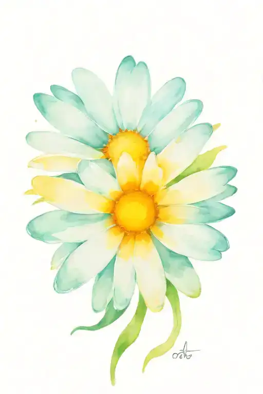 Daisy Flower With The Name We Sing And The Flowers Grow