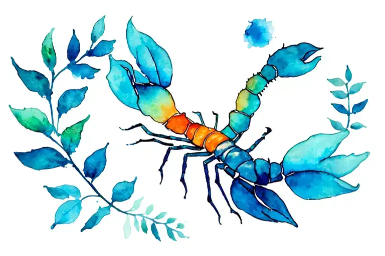 Tattoo Idea Flower Astrology Scorpio