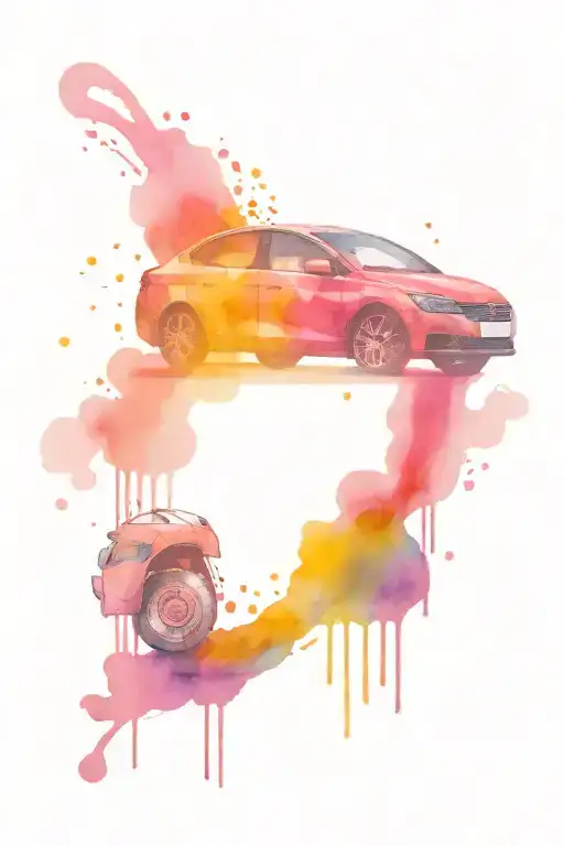 Car Is Up Footbal Is Down And Middle Message With Love