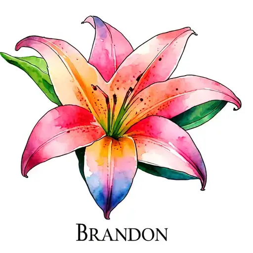 Lily With The Name Brandon