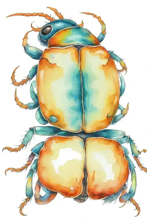 Witch Beetle Resting