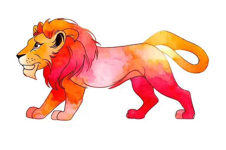 Roi Lion Disney Style