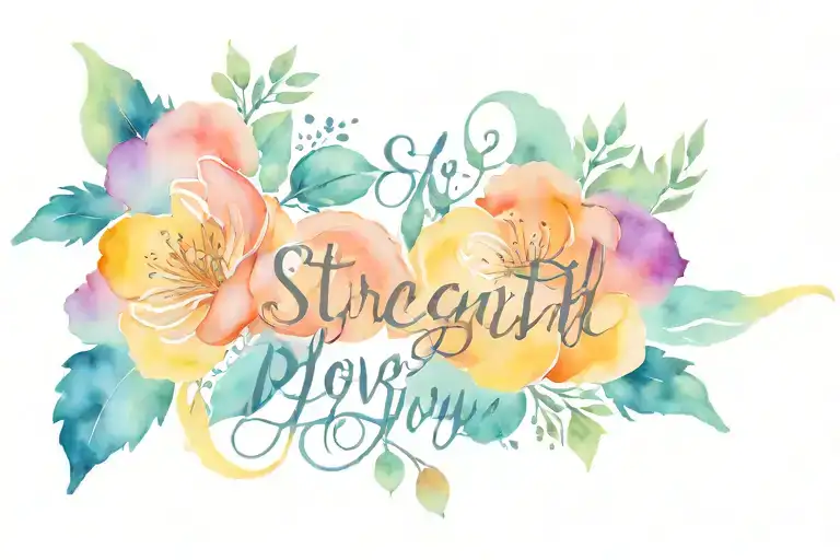 Strength Love Positivity